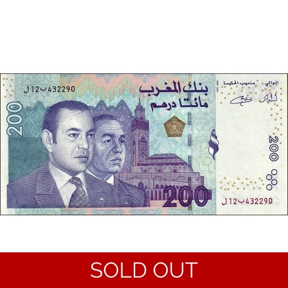 Morocco - 200 Dirhams - 2002 - P71 - B512a